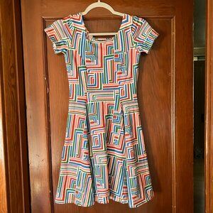 Nooworks Small EUC Cha Cha Dress in Hey Hey